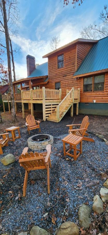 Hot-Tub 6 Seater, Fire-Pit, Master King Bed, Wineries, Pickleball, Resort Amenities Ellijay Extérieur photo